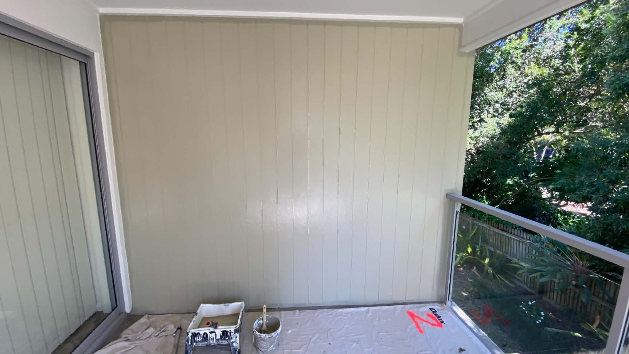 Hardwood balcony deck staining and weatherproofing in South East Queensland